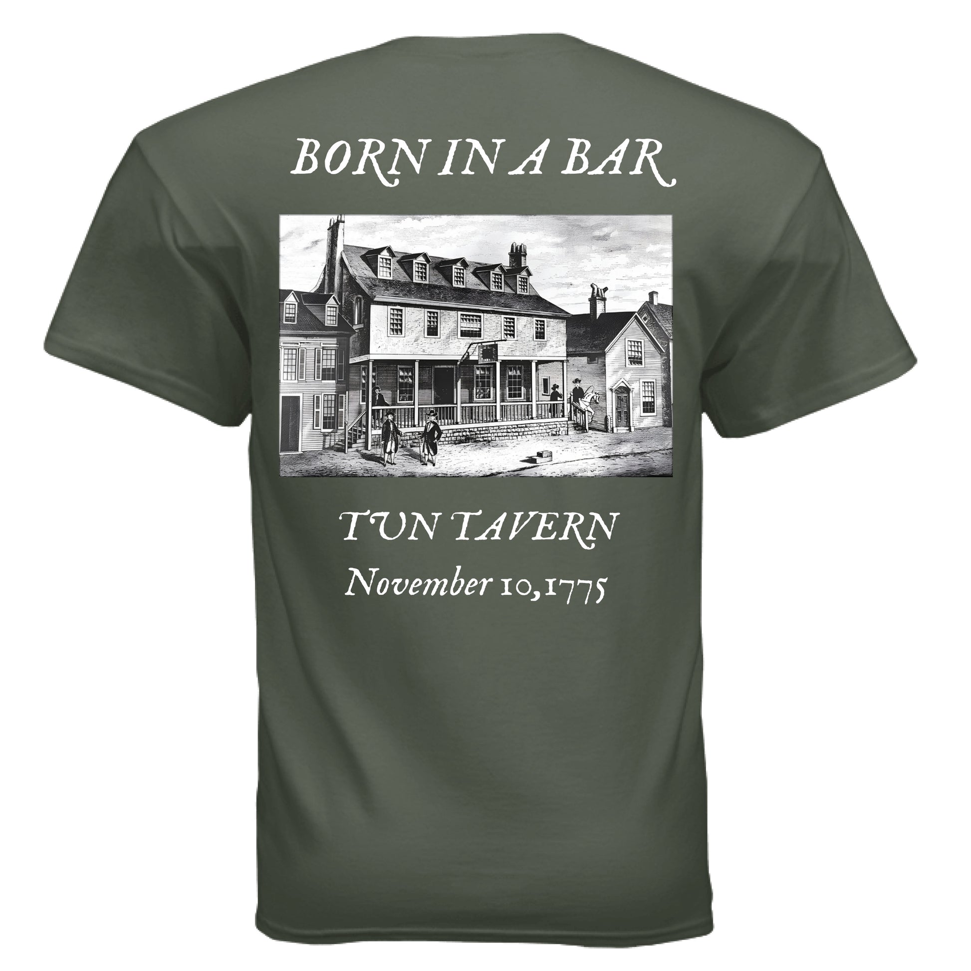 MILITARY GREEN - BACK