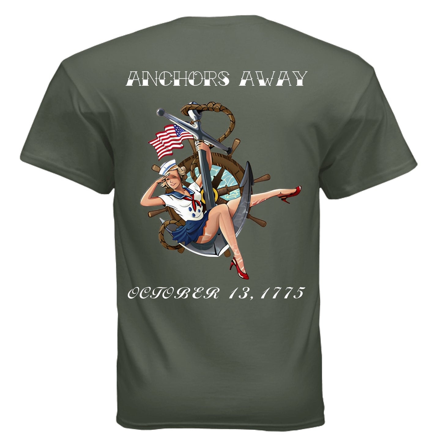 MILITARY GREEN - BACK