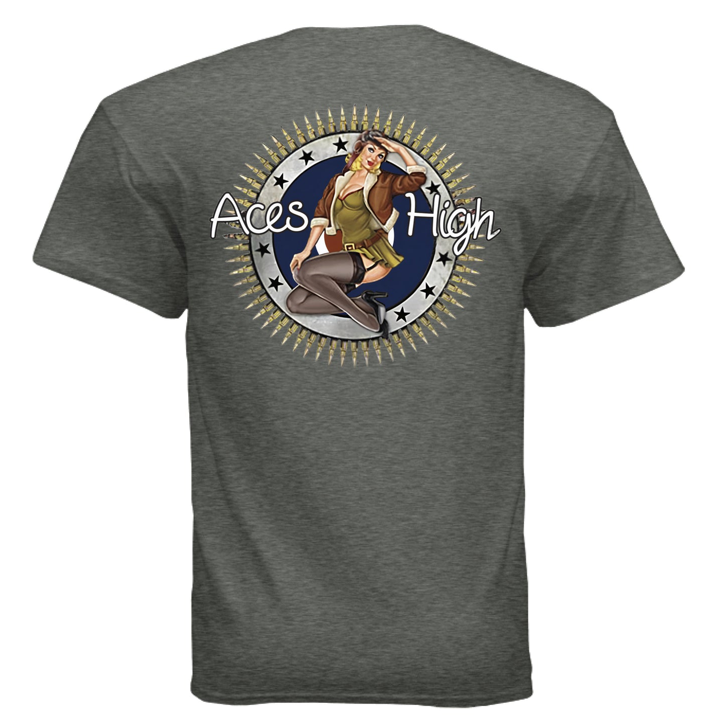 HEATHER MILITARY GREEN - BACK