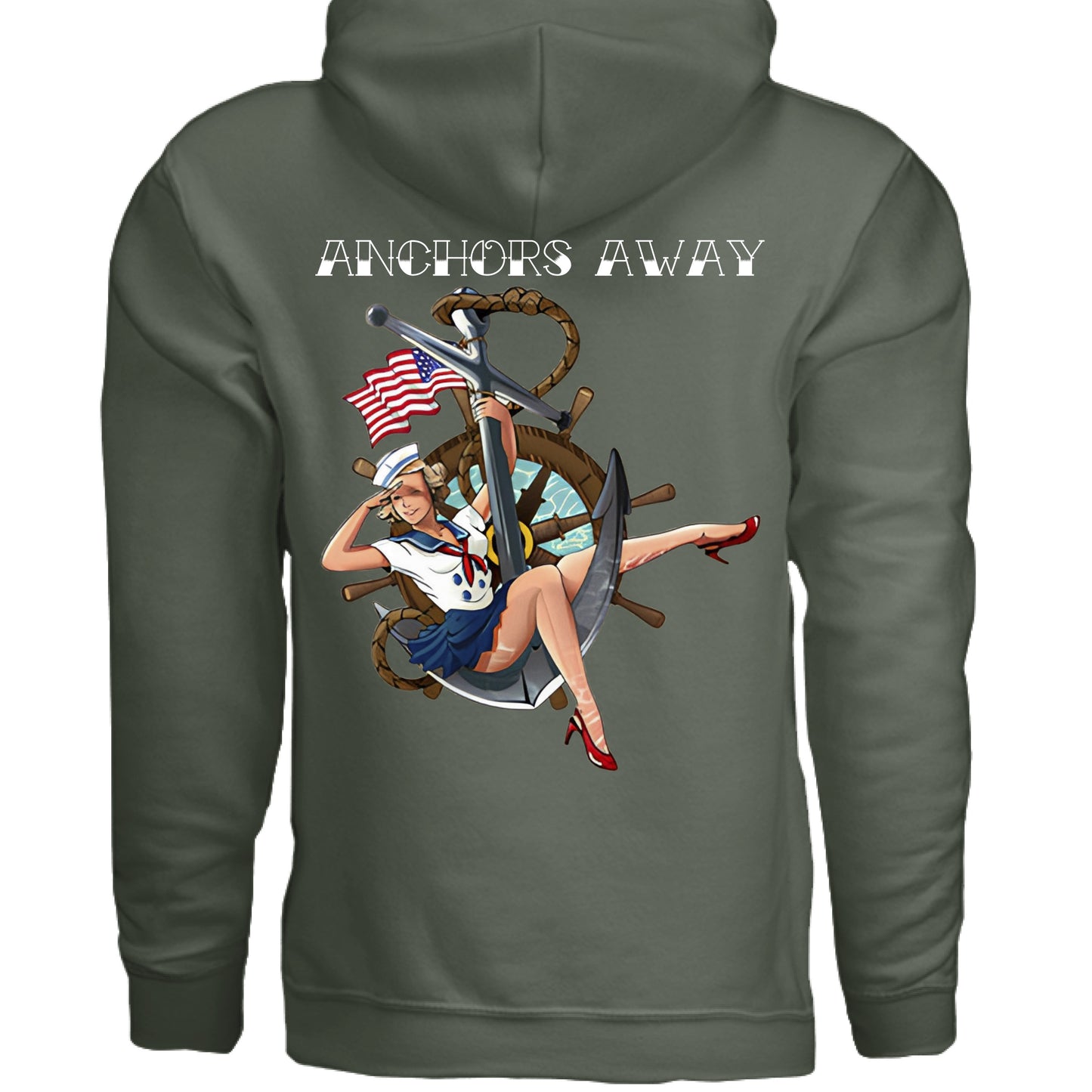 MILITARY GREEN - BACK
