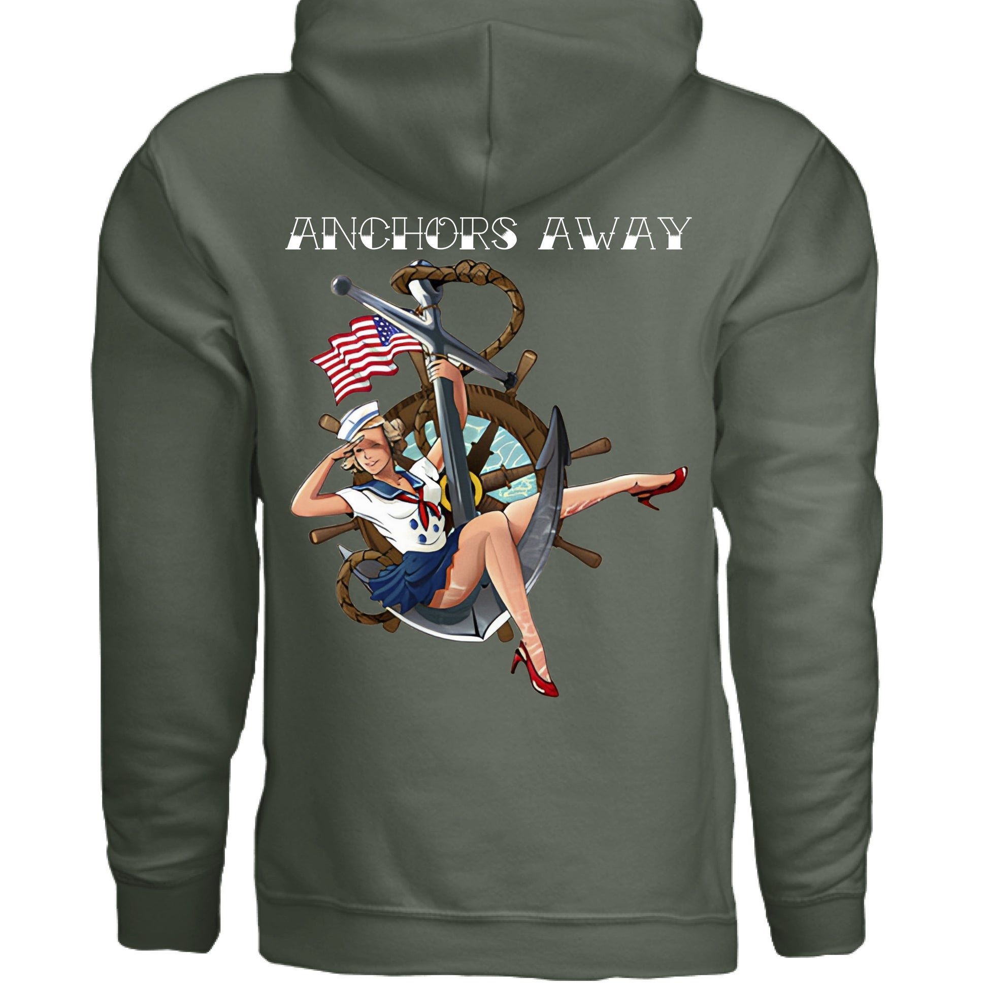 MILITARY GREEN - BACK