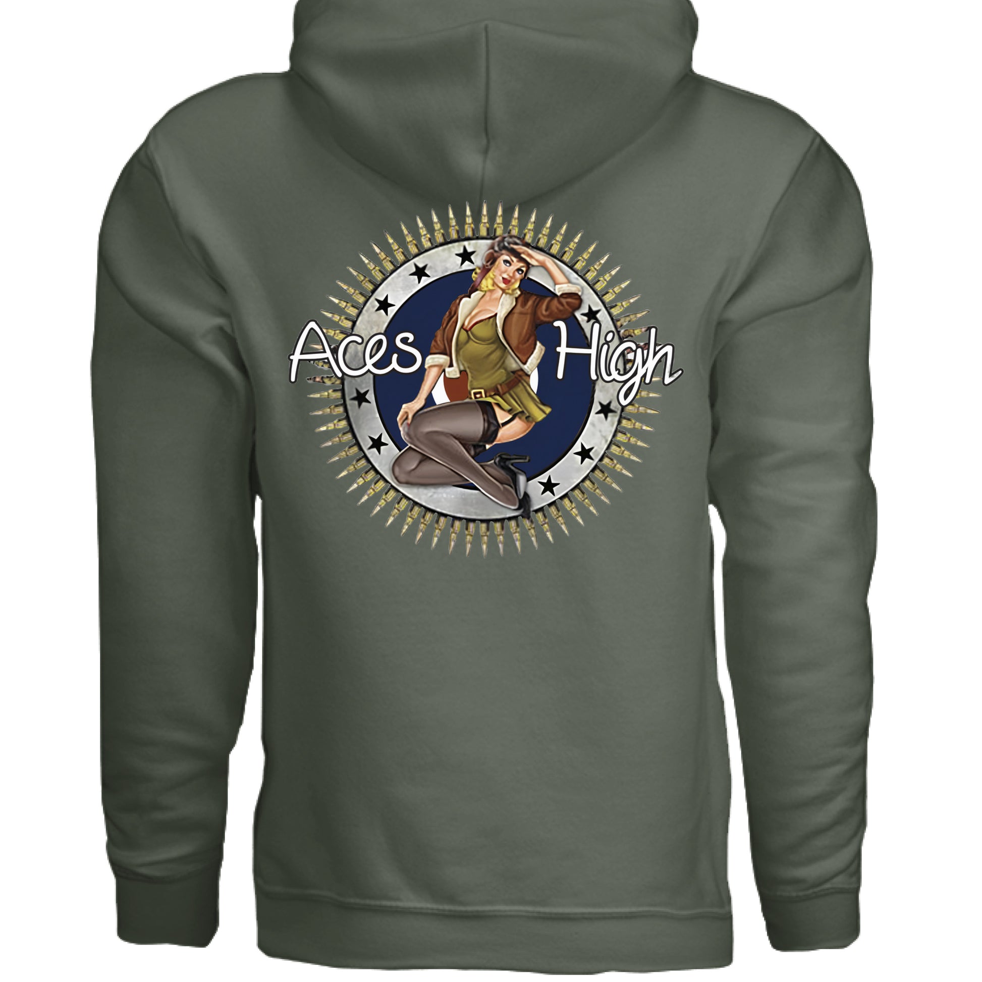 MILITARY GREEN - BACK