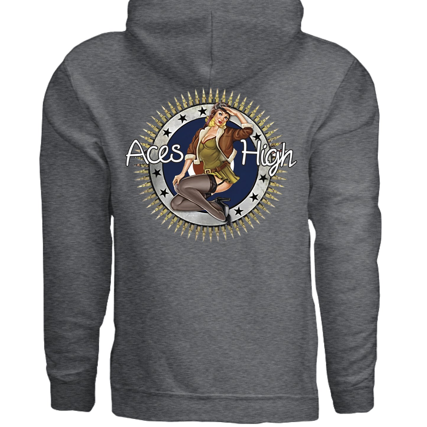 DARK HEATHER - BACK