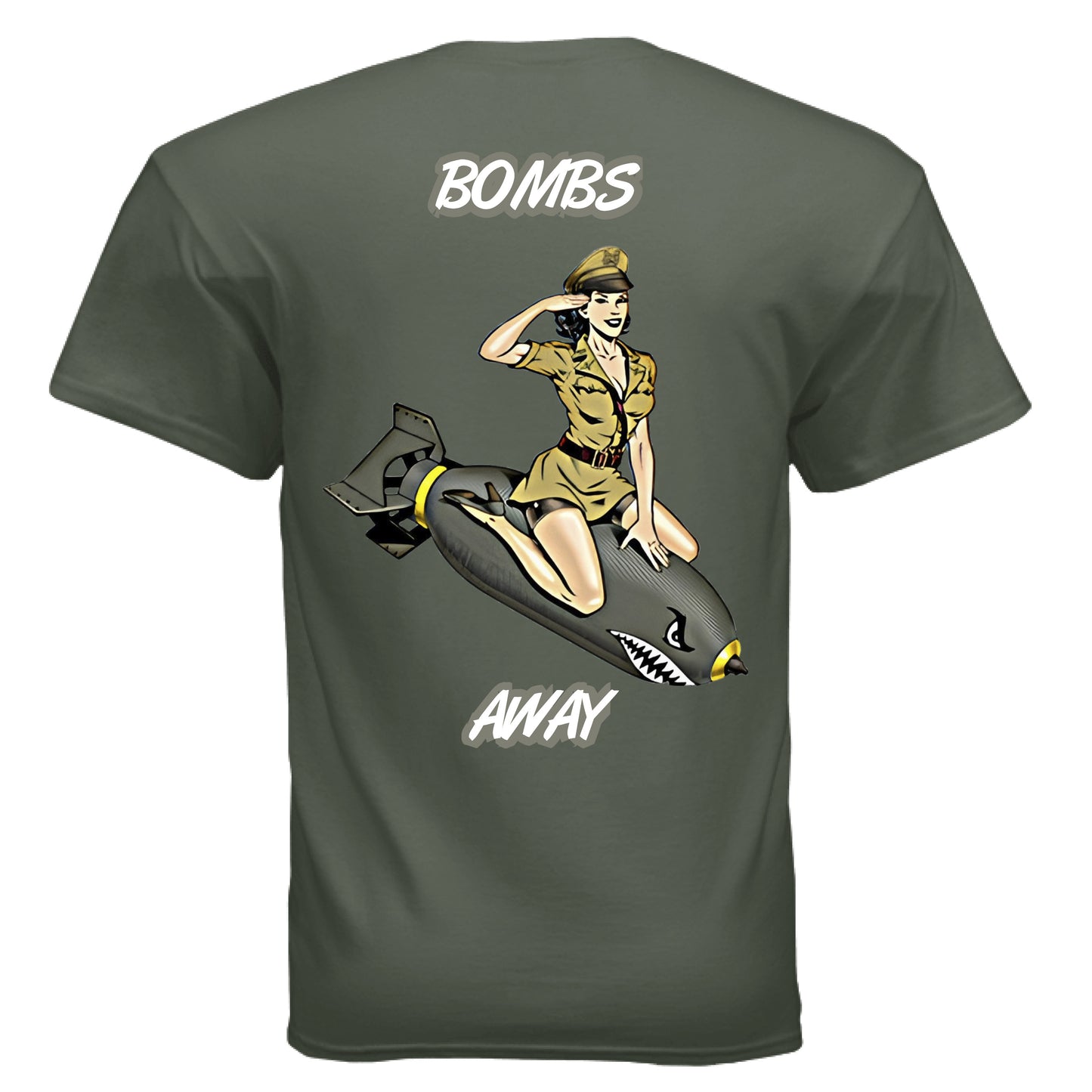 MILITARY GREEN - BACK