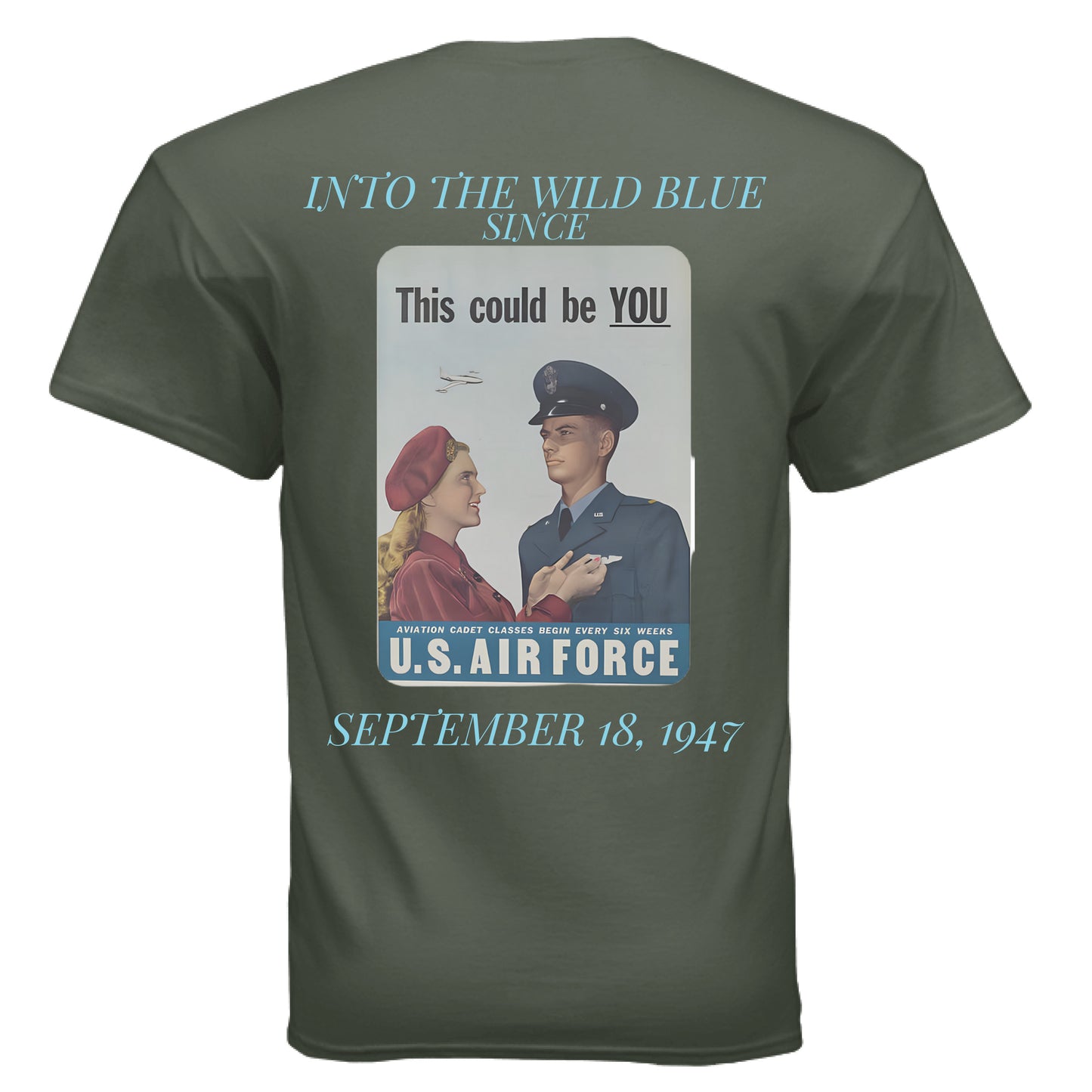 MILITARY GREEN - BACK