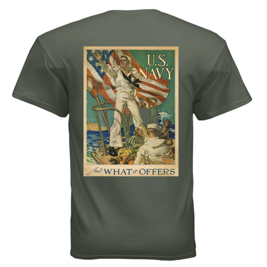 MILITARY GREEN - BACK