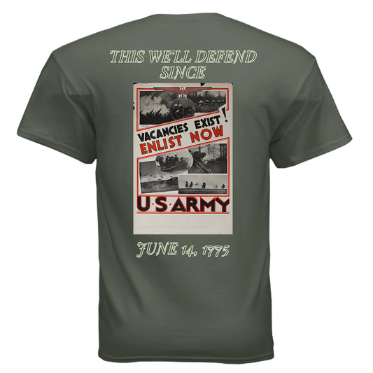 MILITARY GREEN - BACK
