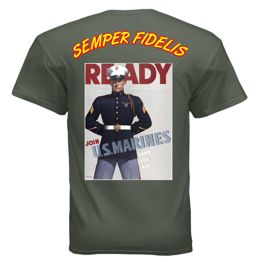 MILITARY GREEN - BACK