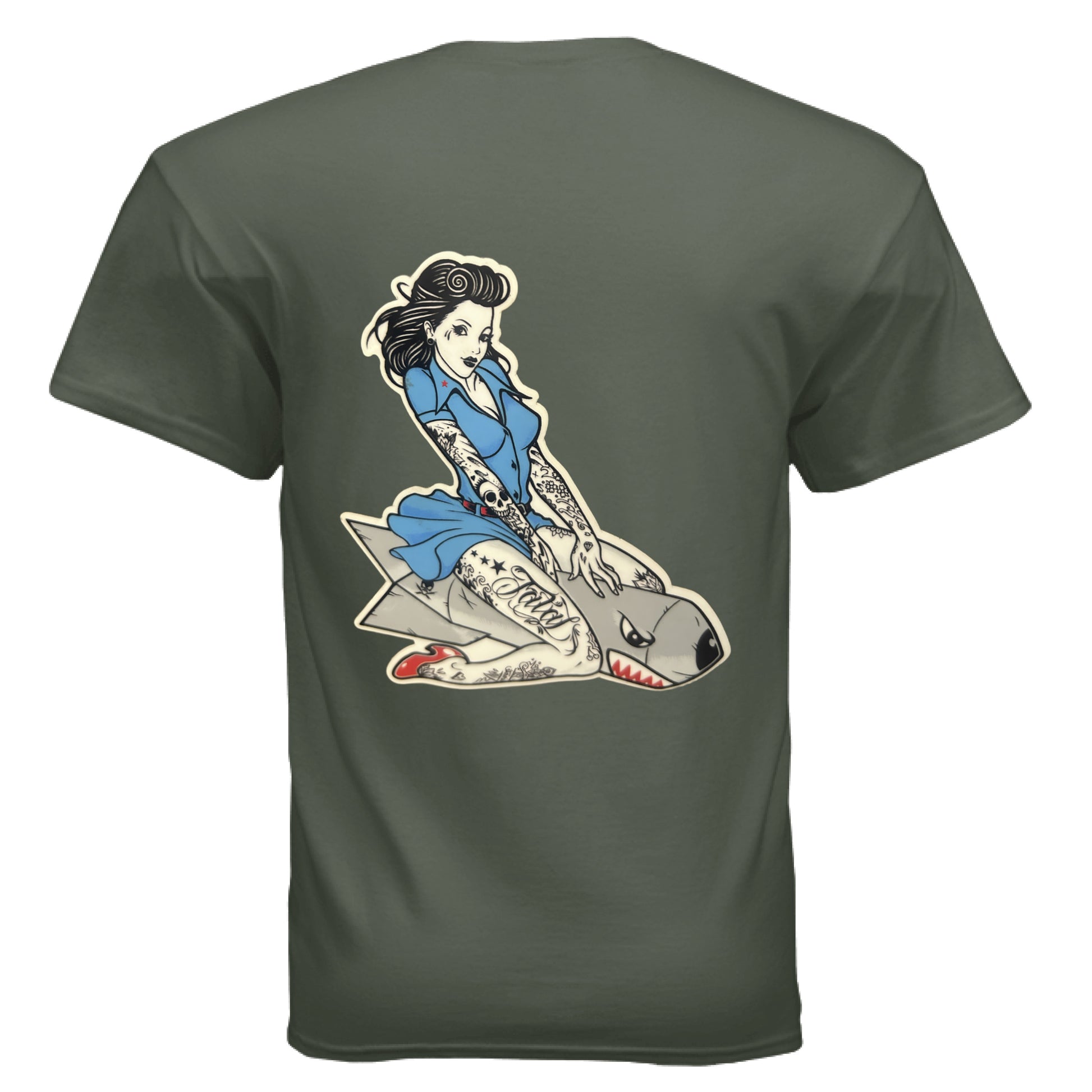 MILITARY GREEN - BACK