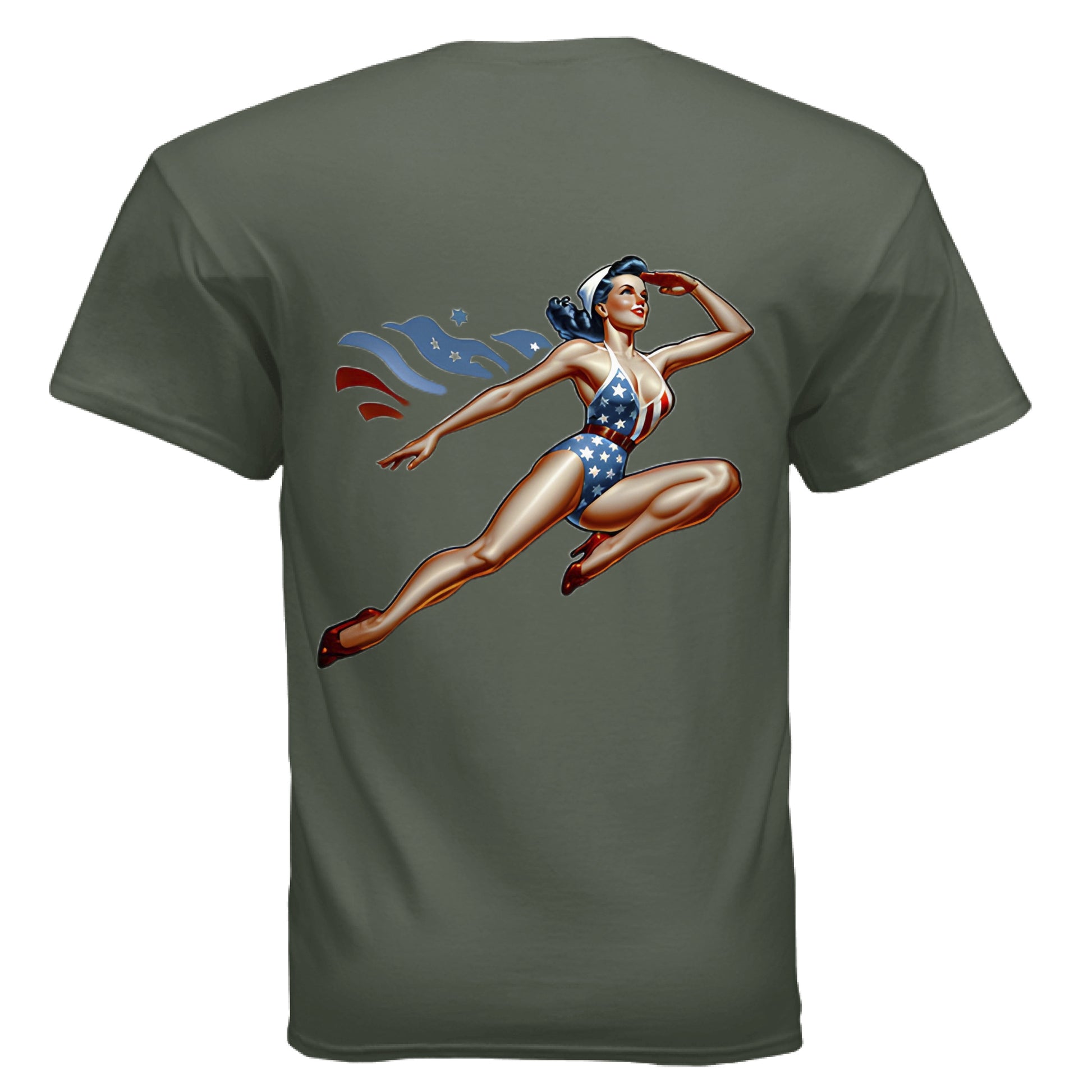 MILITARY GREEN - BACK