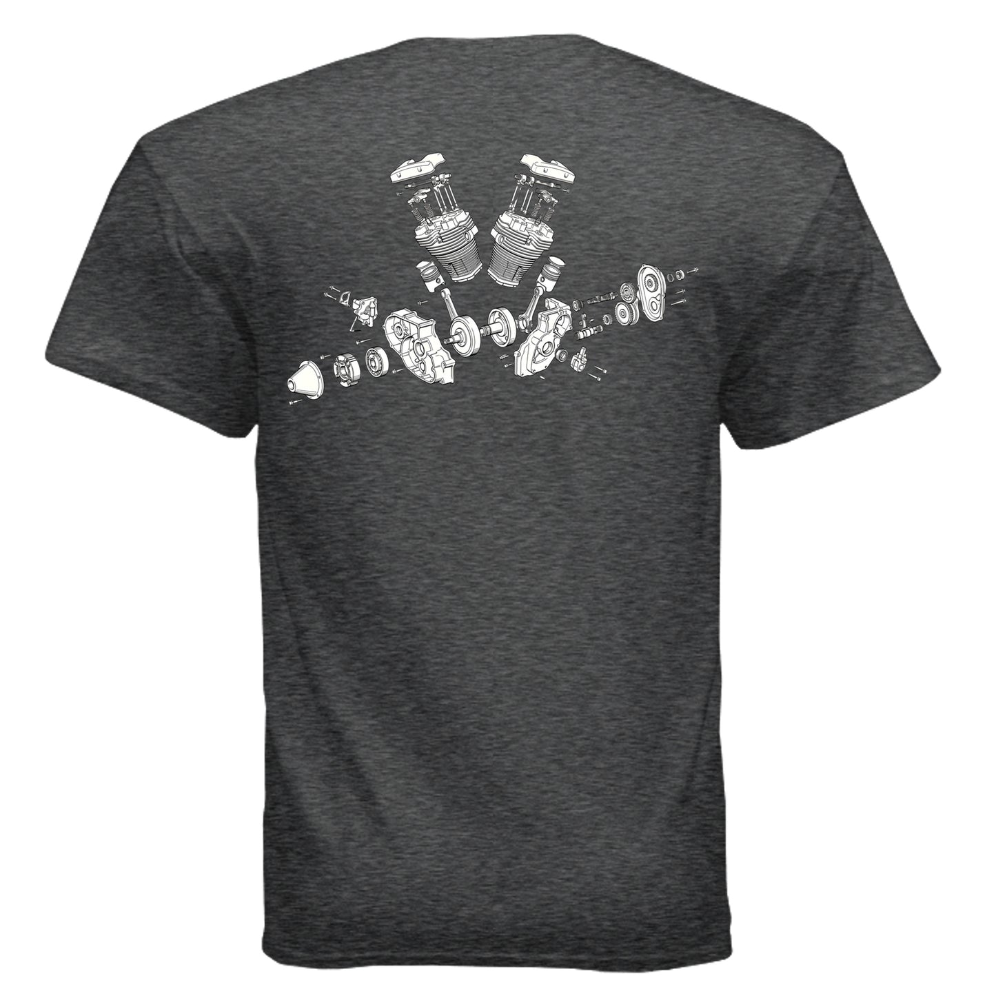 DARK HEATHER - G500 - BACK