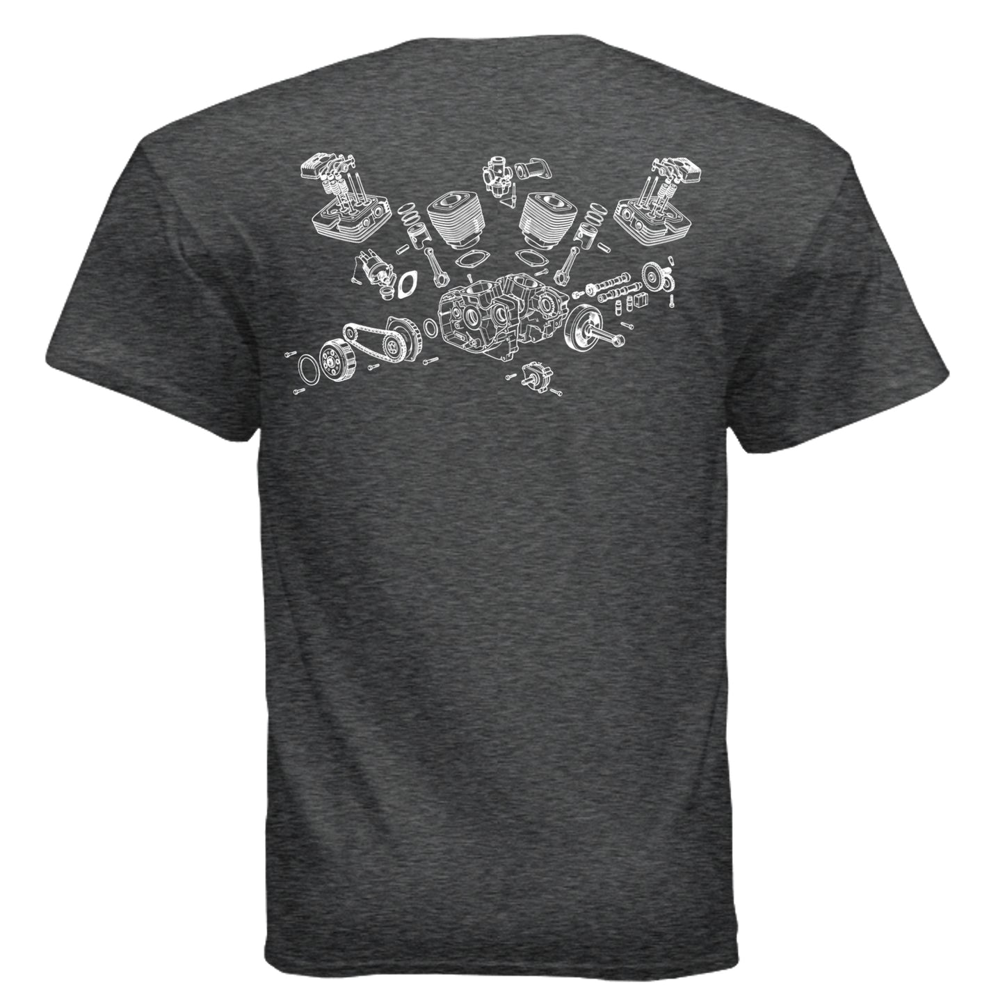 DARK HEATHER - G500 - BACK