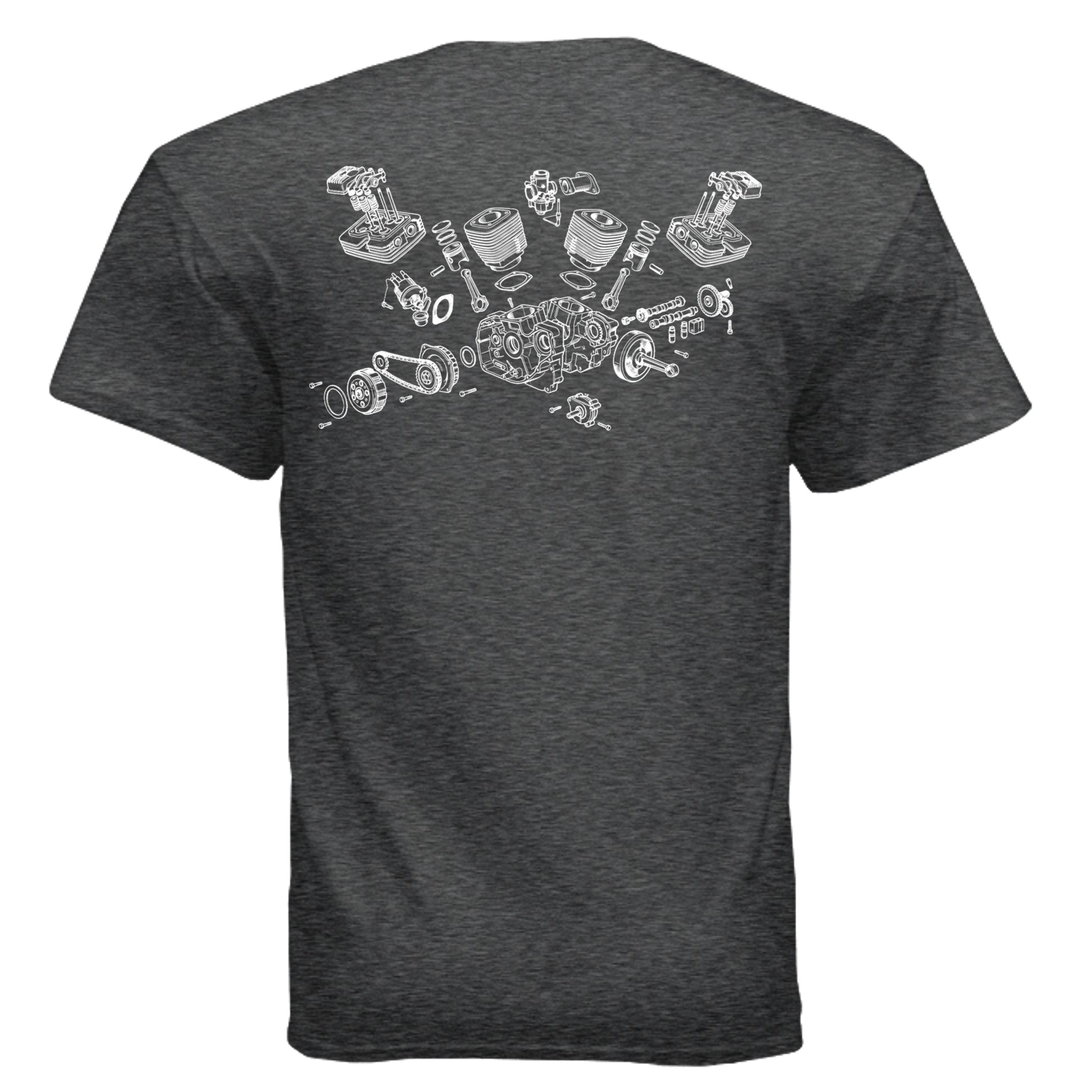 DARK HEATHER - G500 - BACK