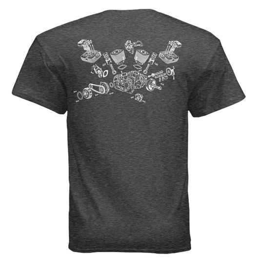 DARK HEATHER - G500 - BACK