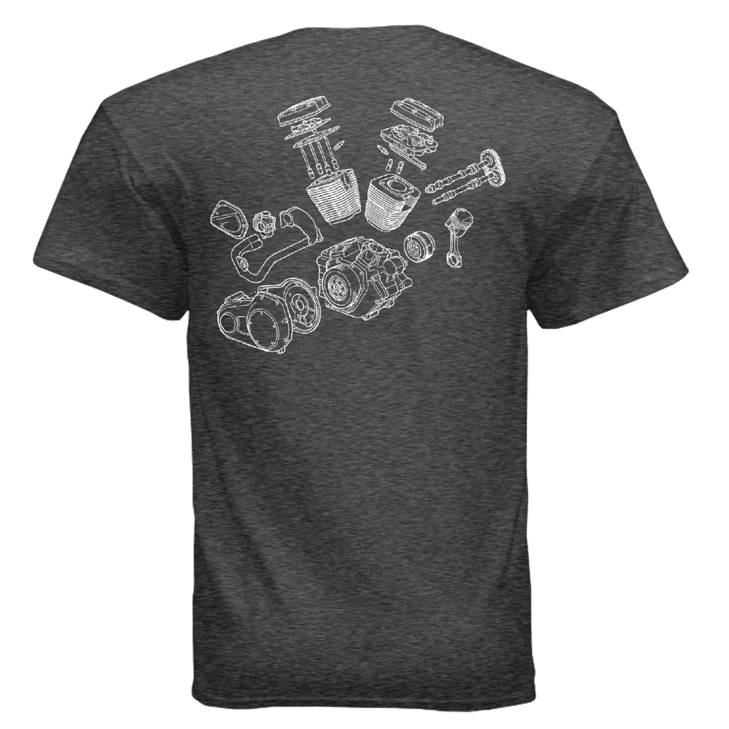 DARK HEATHER - G500 - BACK