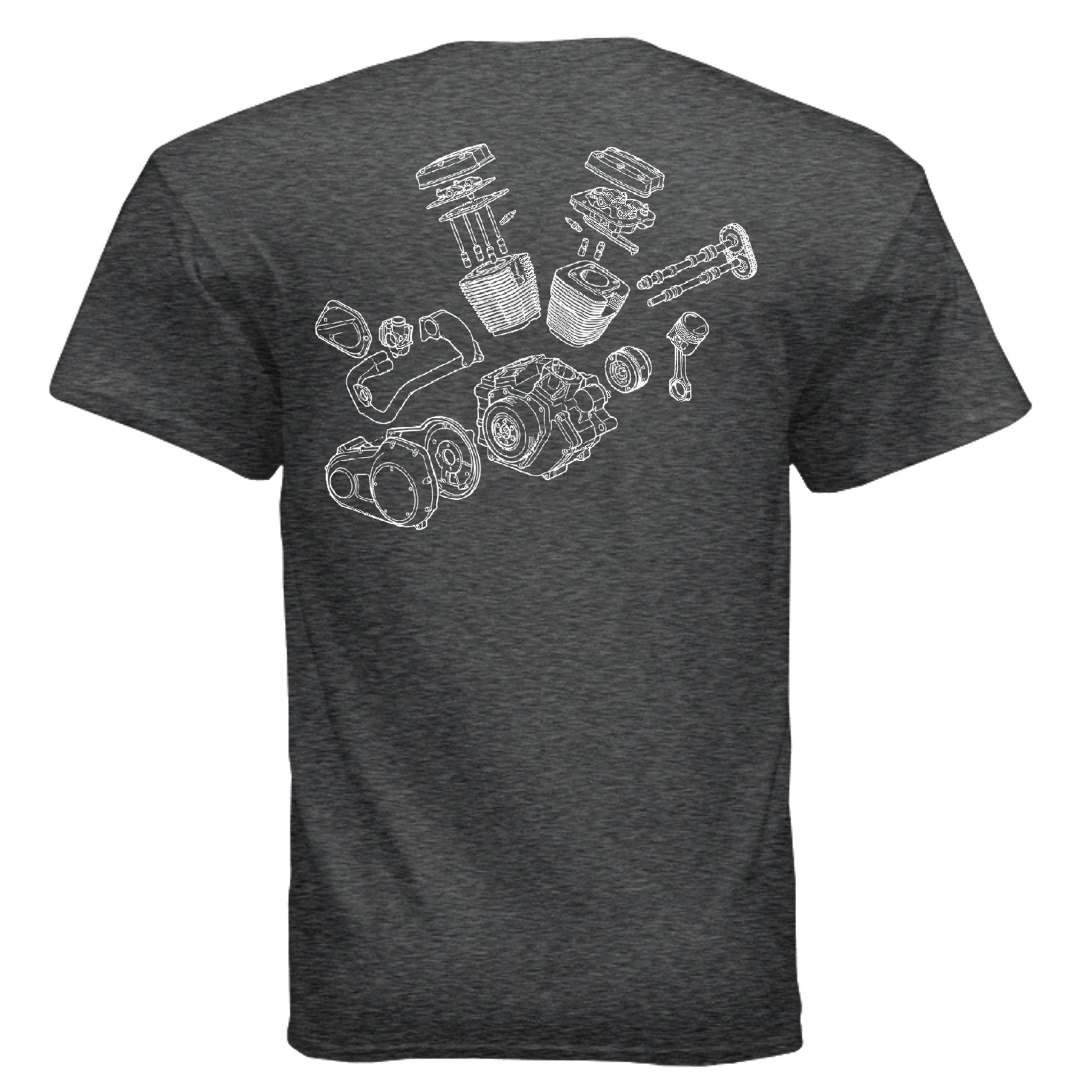 DARK HEATHER - G500 - BACK