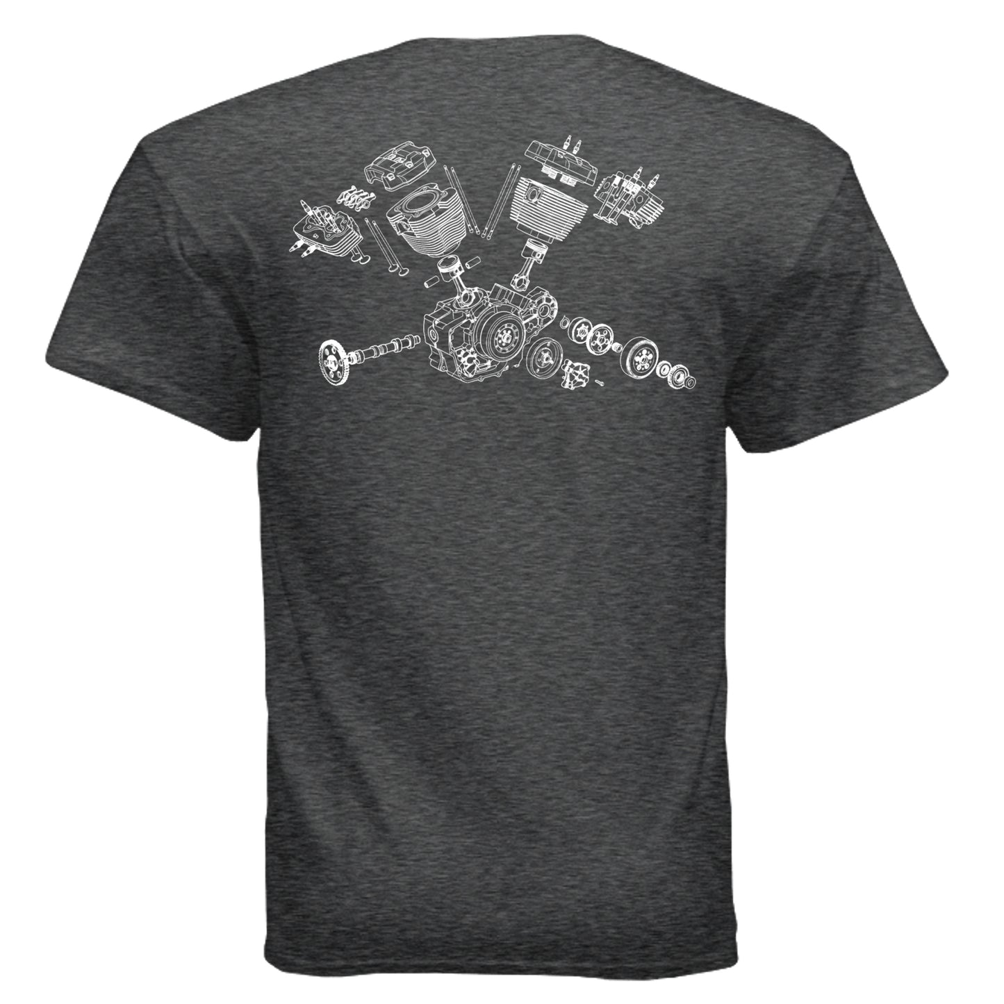 DARK HEATHER - G500 - BACK