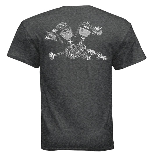 DARK HEATHER - G500 - BACK