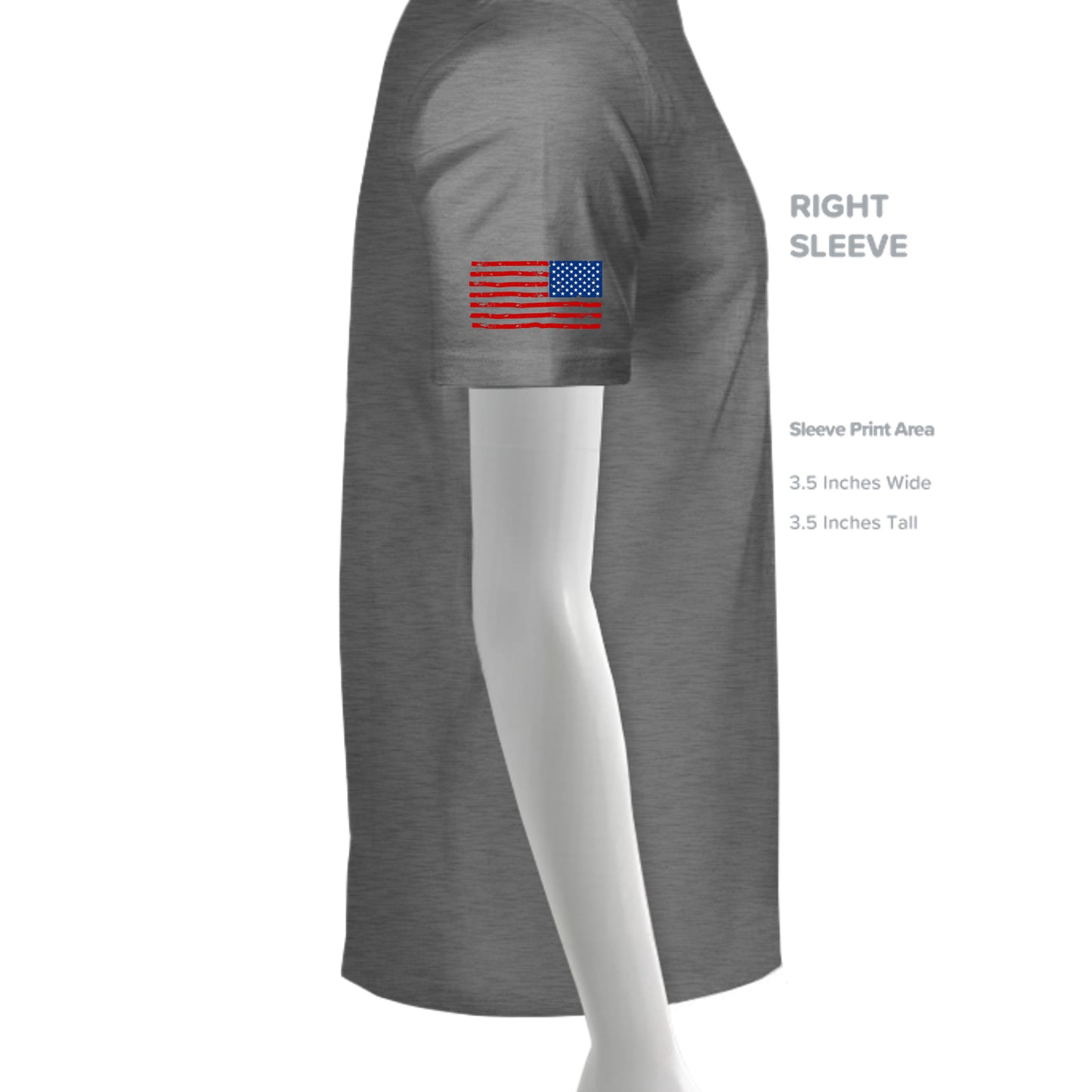 GRAPHITE HEATHER - G500 - SLEEVE_RIGHT